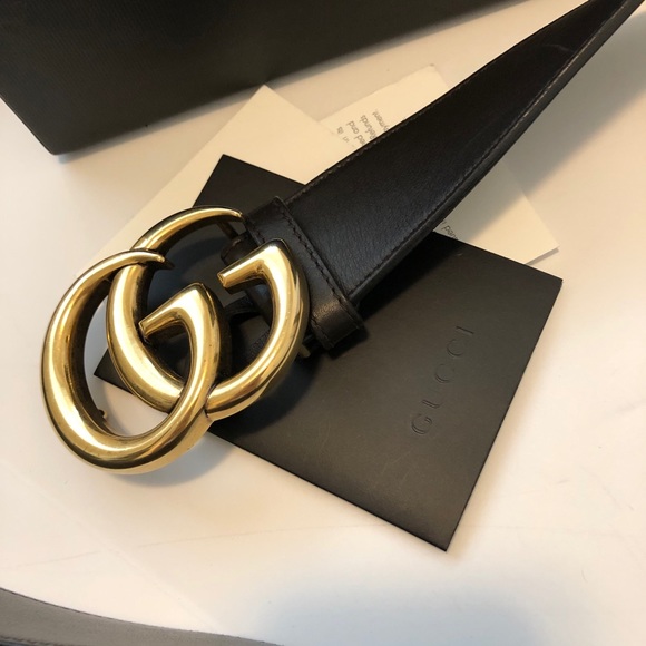 Gucci GG Belt 90/36 Dark Brown Authentic - Picture 5 of 8